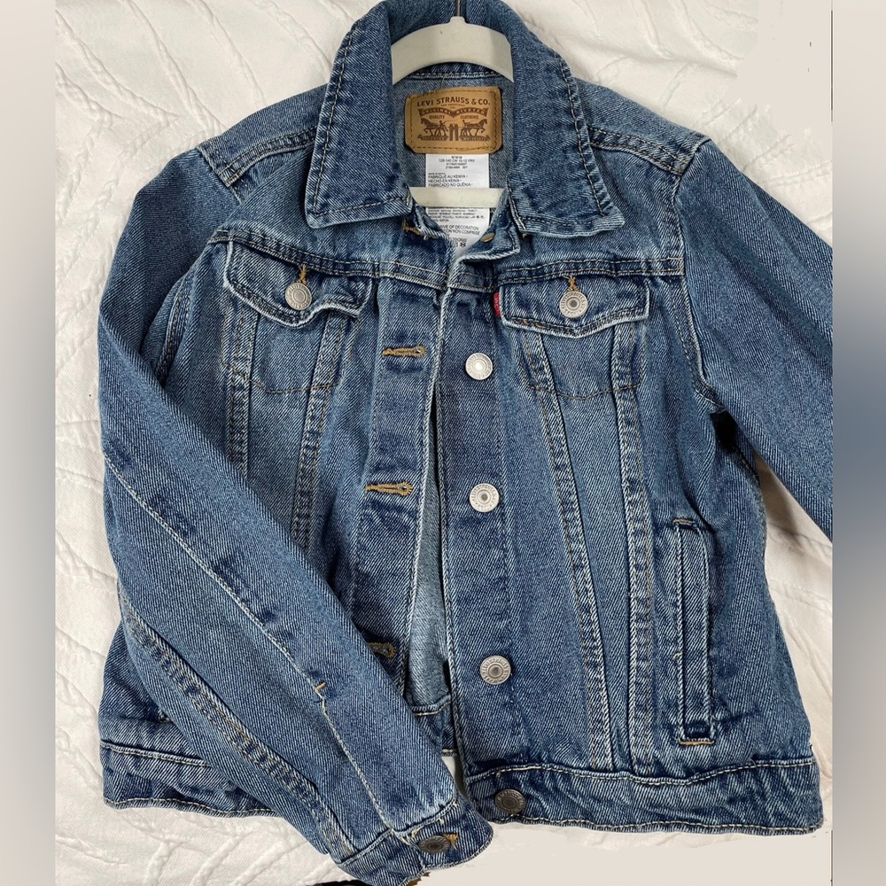 Authentic Levi Kids Jean Denim Jacket with Pockets